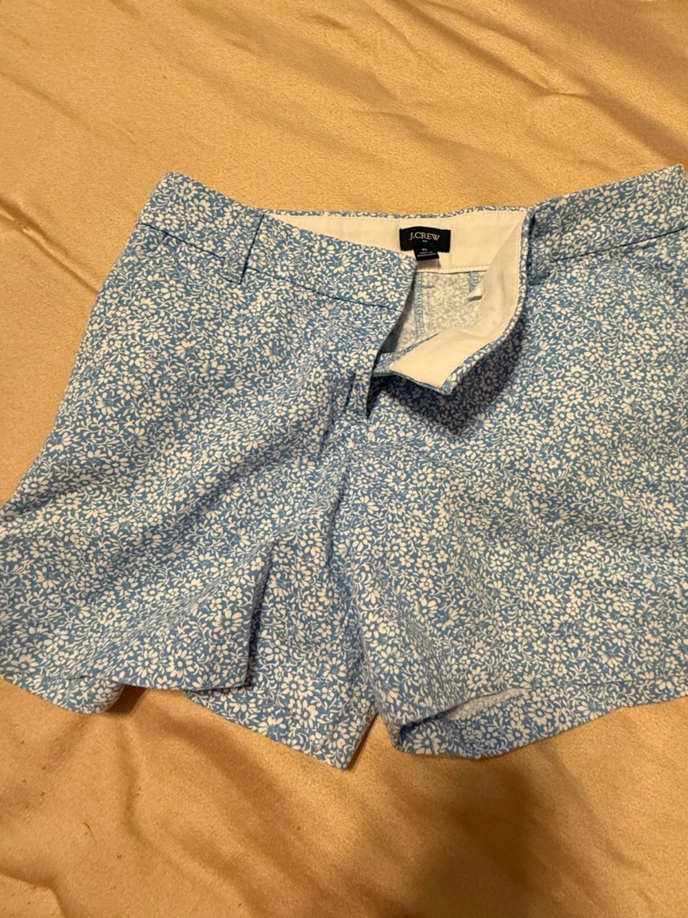 J. Crew Blue Floral Women’s Cotton Shorts size 6